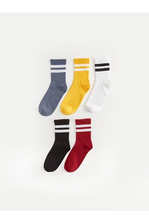 LC Waikiki Lcw Striped Women's Ankle Socks 5 Pack