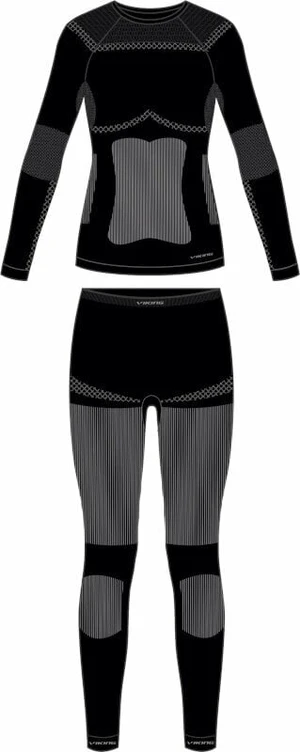 Viking Ilsa Lady Set Thermal Underwear Black/Grey S Bielizna termiczna