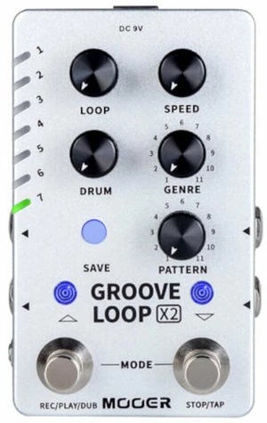 MOOER Groove Loop X2 Effet guitare