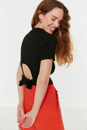 Trendyol Blouse - Black - Slim fit