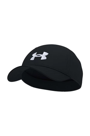 Detská baseballová čiapka Under Armour čierna farba, s potlačou