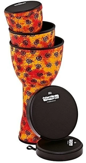 Meinl VR-SDJSET-NH Viva Rhythm Djembe 10"-12"-8"