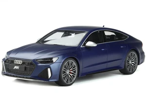 2021 Audi RS 7 ABT Sportline Dark Blue Metallic 1/18 Model Car by GT Spirit