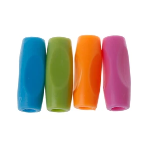 4 Pcs Soft Silicone Pencil Grippers Toddler Teen Ergonomic Writing Aid for Kids