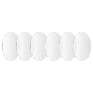 2X Clear Round Acrylic Sheets, 4 Inch Acrylic Circle Discs Boards Blanks Sheets Signs For Picture,Painting,DIY Crafts