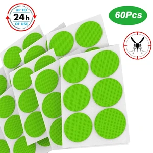 60 Pcs Baby Mosquito Patch Not Hurting Clothes Anti-mosquito Bites Stickers 360 Degrees Volatilization Disposable For Baby Care