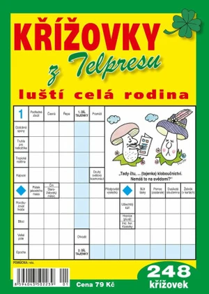 Křížovky z Telpresu luští celá rodina - 248 křížovek 2/2023