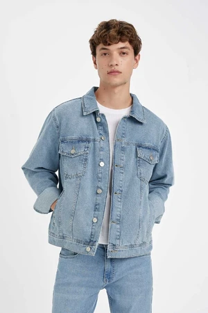 DEFACTO Buttoned Pocket Jean Jacket