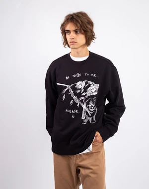 Carhartt WIP Pepe Be Nice Sweat Black / White M