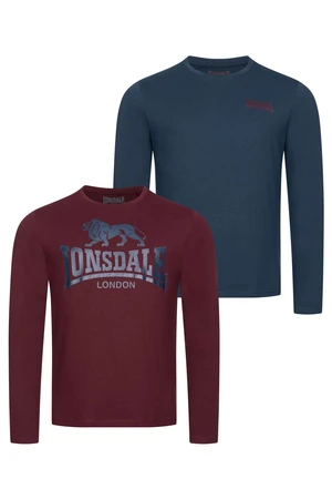 Lonsdale Men's long-sleeved shirt regular fit double pack