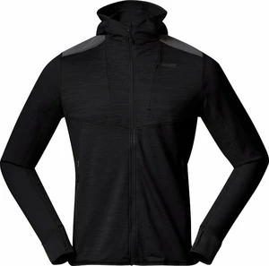 Bergans Rabot Active Mid Hood Jacket Men Black L Outdoor Hoodie