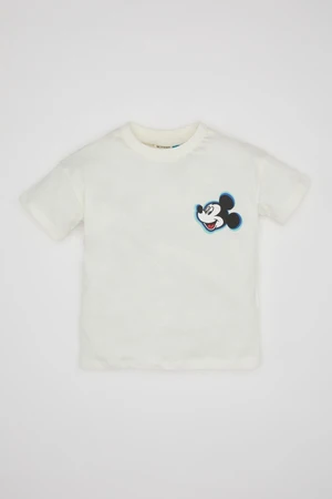 DEFACTO Baby Boy Disney Mickey & Minnie Crew Neck Short Sleeve T-shirt