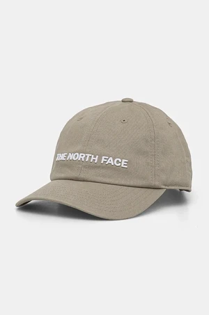 Kšiltovka The North Face Roomy Norm Hat šedá barva, s aplikací, NF0A7WHP98I1