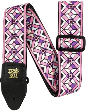 Ernie Ball Classic Jacquard Kytarový pás Kaleidoscope Pink