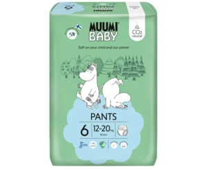 MUUMI BABY Pants 6 Junior 12-20 kg kalhotkové eko pleny 36 ks