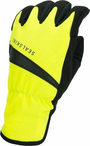 Sealskinz Waterproof All Weather Cycle Glove Galben Neon /Negru 2XL Mănuși ciclism