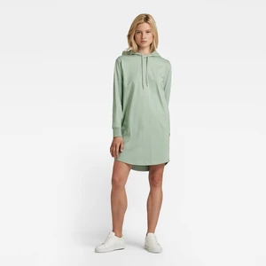 G-STAR Dress - Lash fem loose hdd dress ls green