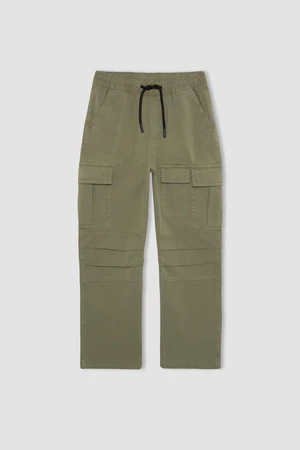 DEFACTO Boys Jogger Straight Leg Gabardine Trousers