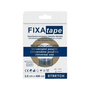 FIXATAPE Stretch samofixačné kompresné elastické ovínadlo, bez latexu 2,5 cm x 450 cm