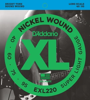 D'Addario EXL220 Corde Basso