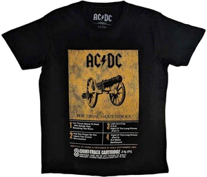 AC/DC Tricou 8 Track Black L