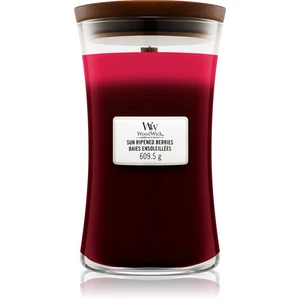 Woodwick Trilogy Sun Ripened Berries vonná svíčka s dřevěným knotem 609,5 g