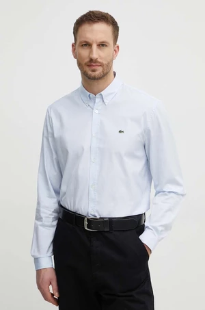 Bavlněná košile Lacoste regular, s límečkem button-down