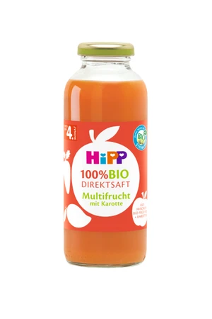 HIPP 100 % BIO JUICE Ovocná šťáva s karotkou 330 ml