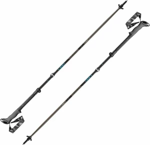 Leki Makalu FX TA Petrol/Black/Silvergray 110 - 130 cm Bastones de trekking