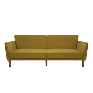 Żółta rozkładana sofa 205 cm Regal – Novogratz