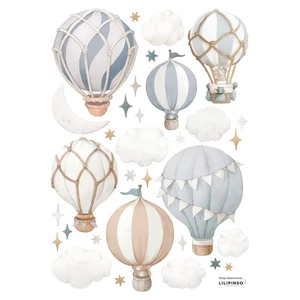 Naklejki dziecięce 30x42 cm Little Hotair Balloons – Lilipinso