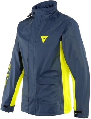 Dainese Storm 2 Jacket Black Iris/Fluo Yellow L Chaqueta impermeable para moto