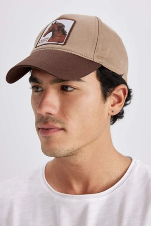 DEFACTO Men Embroidered Cotton Cap Hat