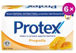 PROTEX Propolis tuhé mýdlo s přirozenou antibakteriální ochranou 6 x 90 g