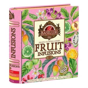 Čajová kniha FRUIT INFUSIONS dárková kolekce 32 sáčků