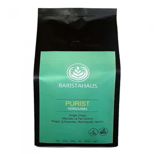 Kaffeebohnen Baristahaus Kaffeerösterei „Purist Honduras - Bio, Fair“, 500 g