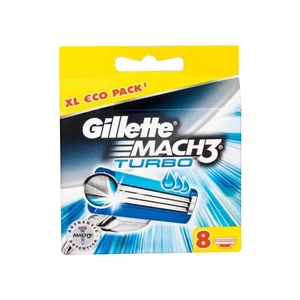 Gillette Mach3 Turbo 8 ks náhradné ostrie pre mužov