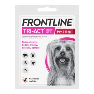 FRONTLINE TRI-ACT Spot-on r XS (2-5 kg) - 1 x 0,5 ml