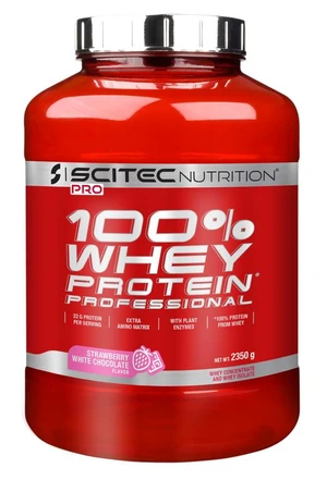 Scitec - Whey Protein Prof. - príchuť jahôd s bielou čokoládou