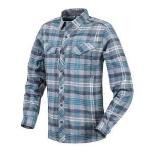 Košeľa s dlhým rukávom Helikon-Tex® Defender Mk2 Pilgrim® - Blue Plaid (Farba: Blue Plaid (kockovaná), Veľkosť: XL)