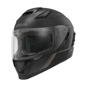 Moto přilba SENA Stryker s integrovaným Mesh headsetem Matt Black  matně černá  XXL (63-64)