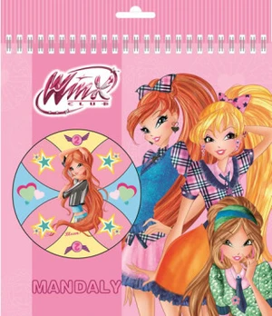 Winx Club fashion Mandaly - omalovánky