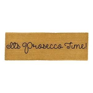 Dlhá rohožka z prírodného kokosového vlákna Artsy Doormats Prosecco Time, 120 x 40 cm