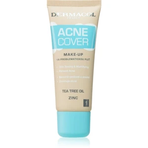 Dermacol Acne Cover upokojujúci make-up s čajovníkovým olejom odtieň No.1 30 ml