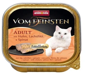 ANIMONDA cat paštéta CLASSIC 100g - Kura/losos/špenát