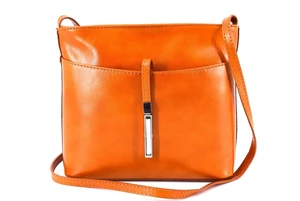 Dámská kožená kabelka crossbody Arteddy - camel