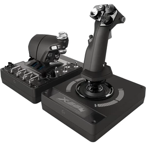 Logitech Gaming Pro Flight X56 Rhino joystick k leteckému simulátore USB PC čierna vr. posuvných regulátorov