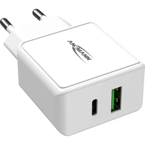 Ansmann HomeCharger HC218PD 1001-0111 USB nabíjačka do zásuvky (230 V) Výstupný prúd (max.) 3000 mA 2 x USB 2.0 zásuvka