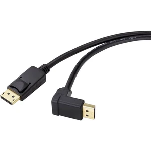 Renkforce DisplayPort prepojovací kábel #####DisplayPort Stecker, #####DisplayPort Stecker 1.50 m čierna SP-9163732 pozl