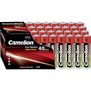 Camelion Plus LR03 mikrotužková batérie typu AAA  alkalicko-mangánová 1250 mAh 1.5 V 40 ks